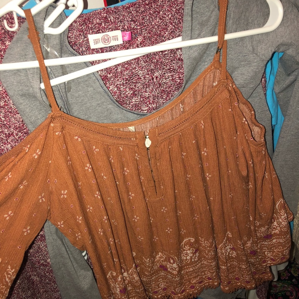 Forever 21 slit shirt!